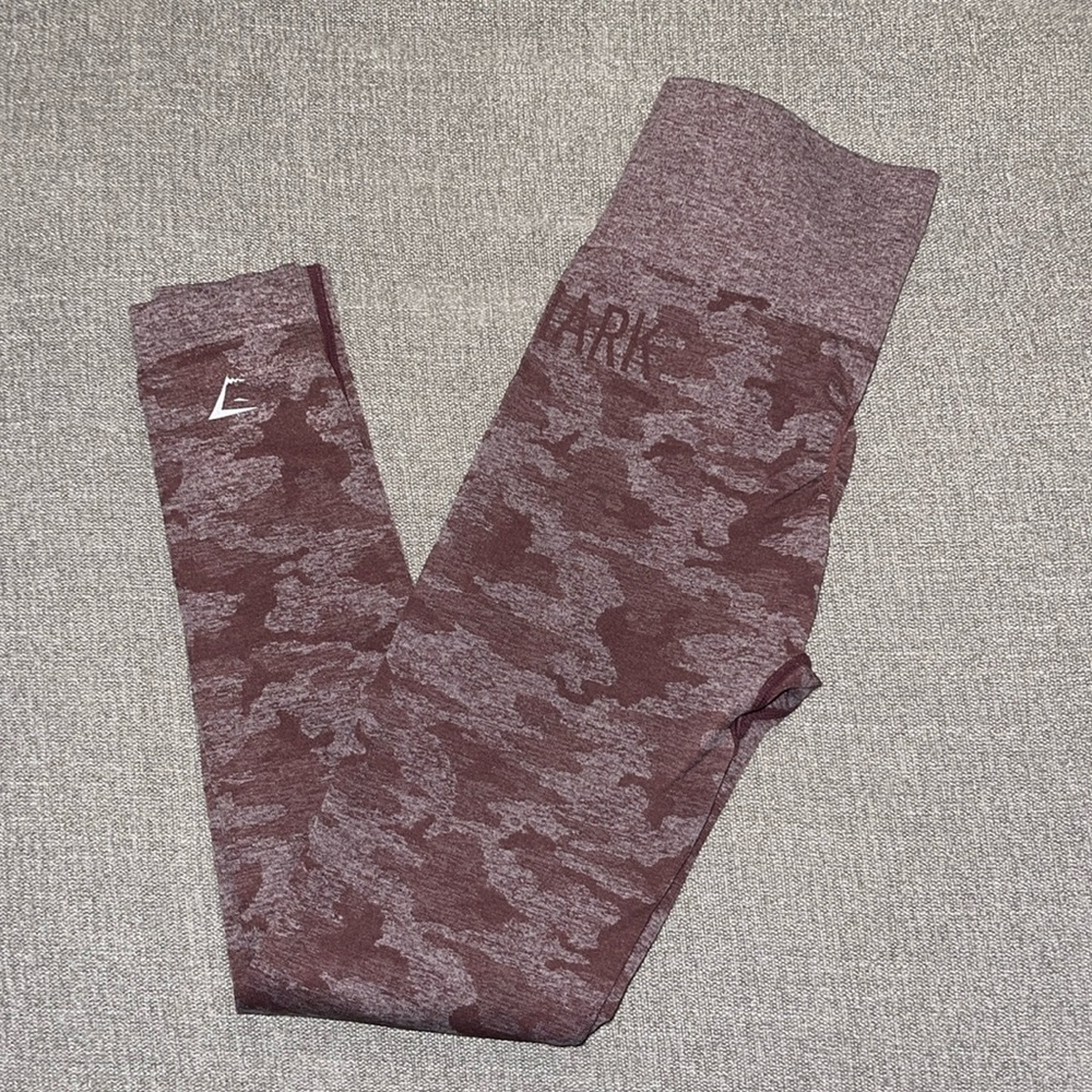 Gymshark Adapt Pink Camo Seamless Leggings